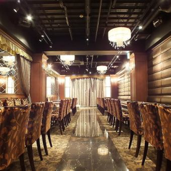 [4F] Party room Standing buffet.Both seated meals are available! Also suitable for wedding after-parties, etc. ◎ Seated seating for 30 to approximately 100 guests and standing for approximately 120 guests ♪