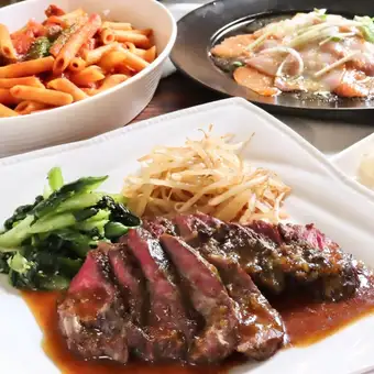 MENU 리뉴얼! 【연회】 6,000 엔 (세금 포함) 코스 ★ 음료 무제한 포함