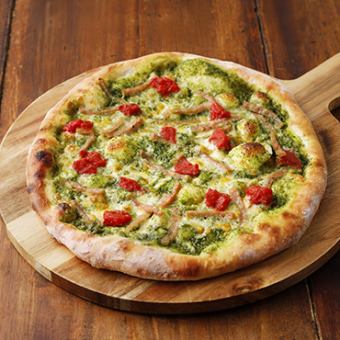 热那亚香蒜酱披萨