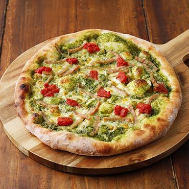 热那亚香蒜酱披萨