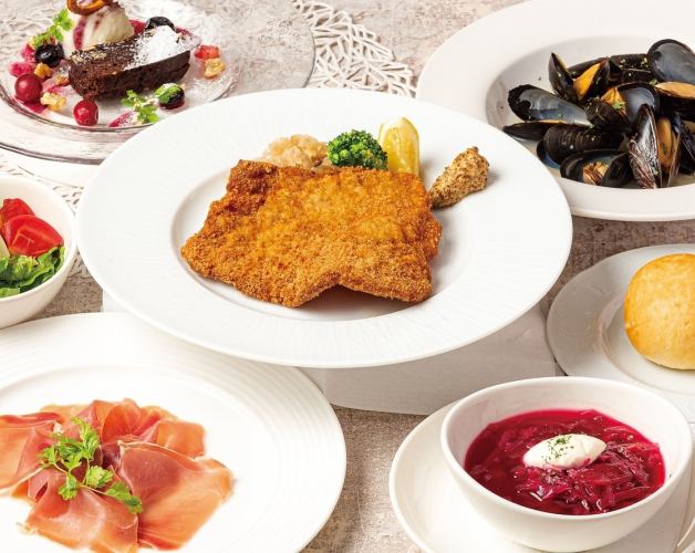 Food tour without a passport [World Bullet Tour Course] A food course that takes you around the world at your table!