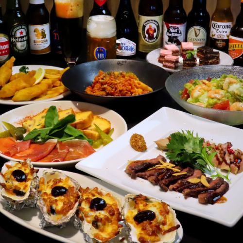 新年派对【高级套餐】8000日元无限畅饮,适合宴会的华丽方案