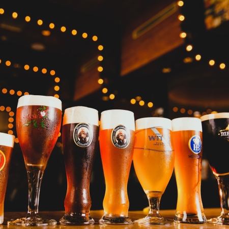 Sunday to Thursday only: [3-Hour Enjoyment Course] 5 dishes + 1 type of draft beer from around the world + all-you-can-drink from 30 other options.