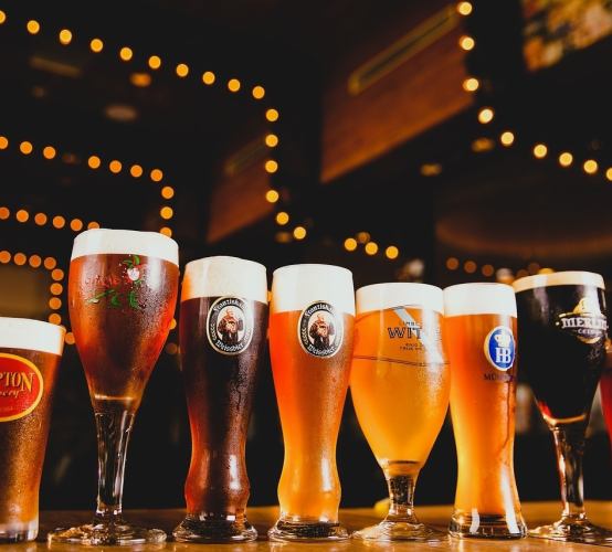 Sunday to Thursday only: [3-Hour Enjoyment Course] 5 dishes + 1 type of draft beer from around the world + all-you-can-drink from 30 other options.