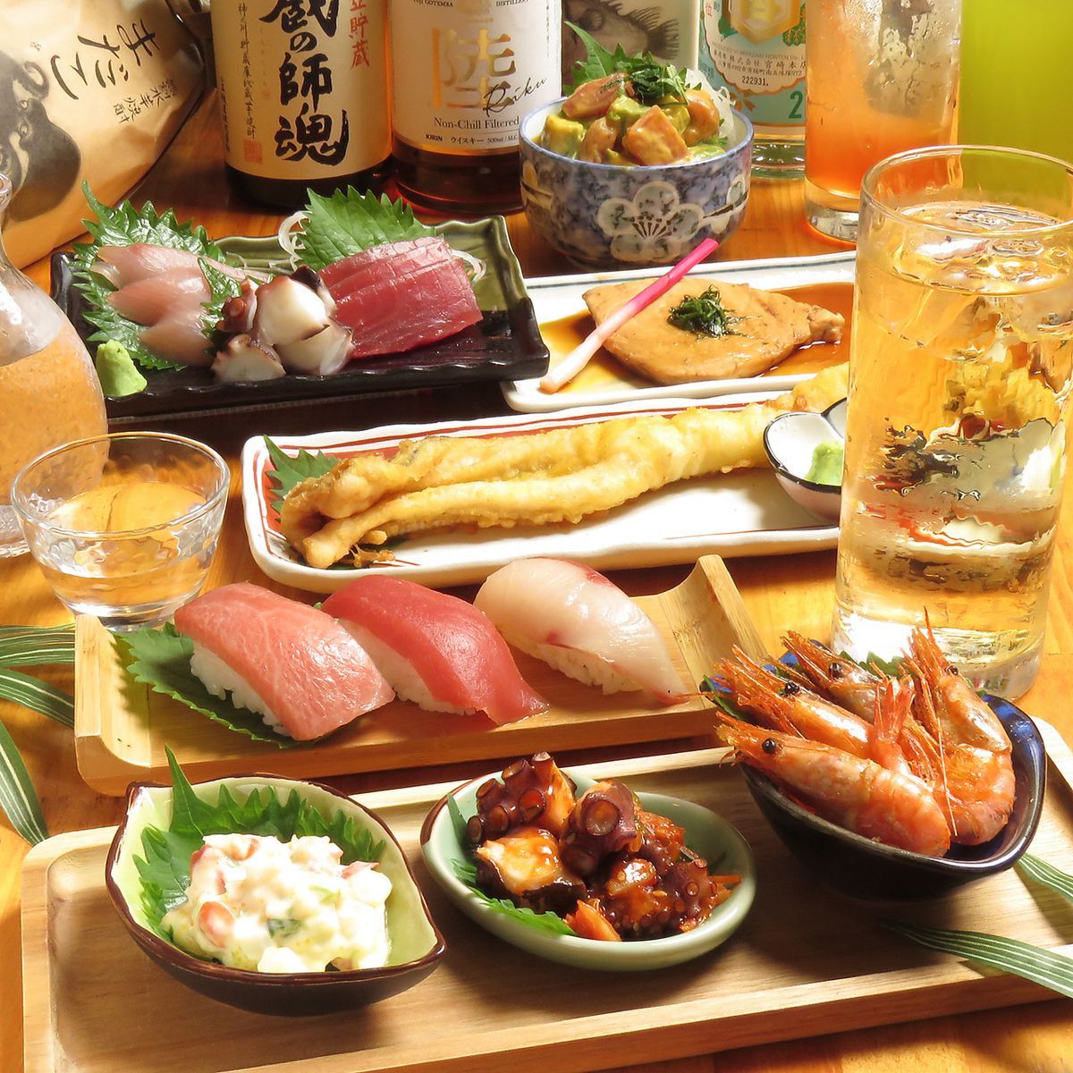 女将の仕入れでメニューが決まる！旬の魚料理と厳選酒をお楽しみ下さい！