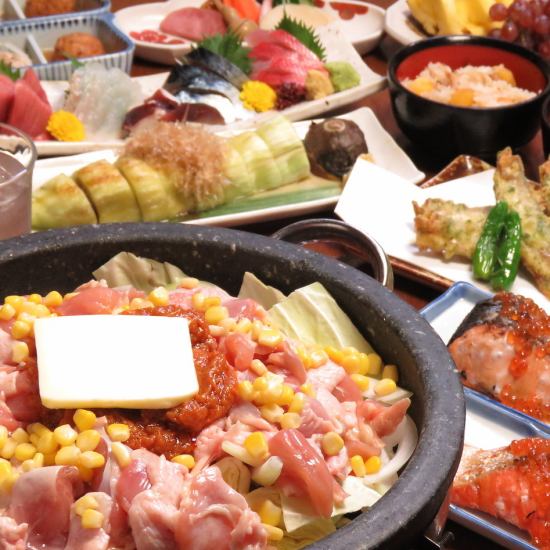 こだわりの新鮮な野菜や旬の食材を使った絶品料理をご堪能あれ。