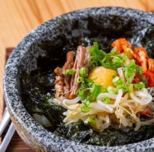 Stone-grilled bibimbap