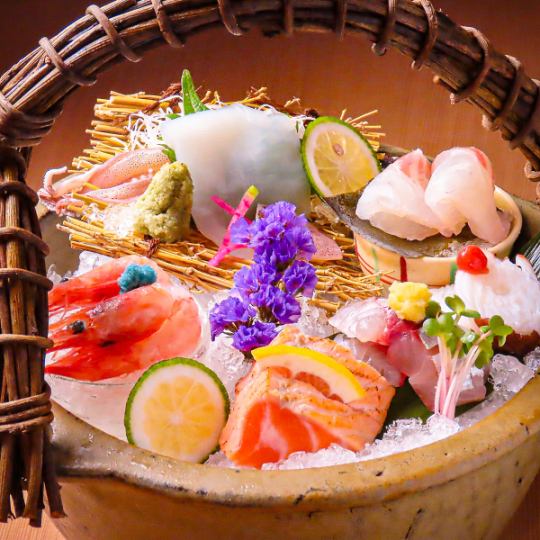 気負わず、気軽に、季節の魚と地元名物を楽しめる福ノ莉のお刺身☆