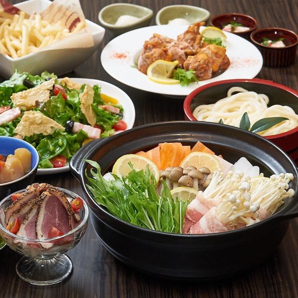 【ご宴会におすすめ★】90分飲み放題付　旬の素材を使ったコース 3000円から♪