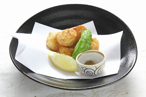 湯葉団子の唐揚げ