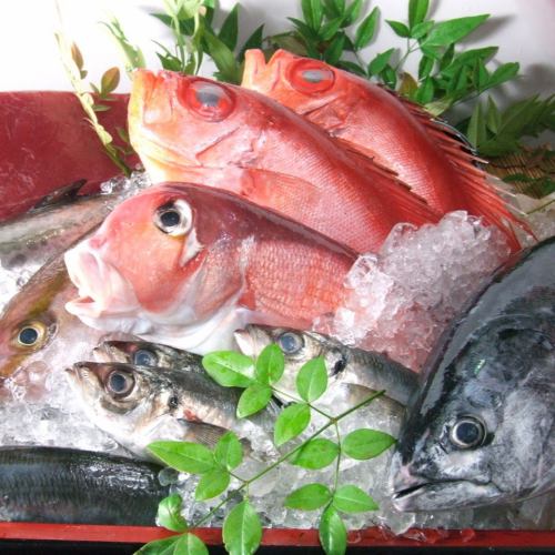 Boasting fresh fish purchased every day ◎