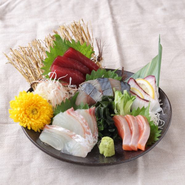 日替わり★鮮魚5点盛り　1980円