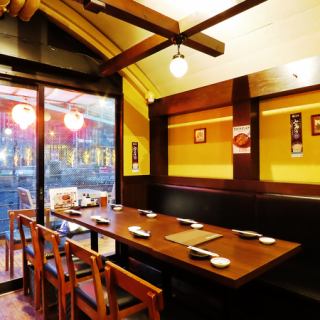 雰囲気充実な地下のお席は貸し切りも可能です◆御茶ノ水・新御茶ノ水・淡路町・秋葉原での各種ご宴会はぜひ当店へお越しください◎団体様のご利用は3000円～ご用意のお得な飲み放題付き宴会コースがおススメです