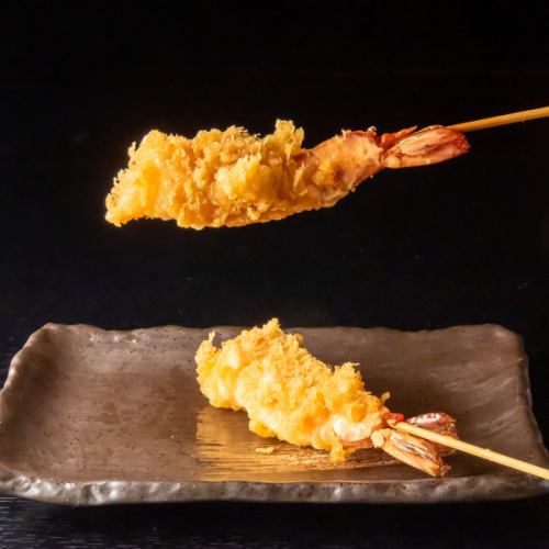 Big big shrimp tempura