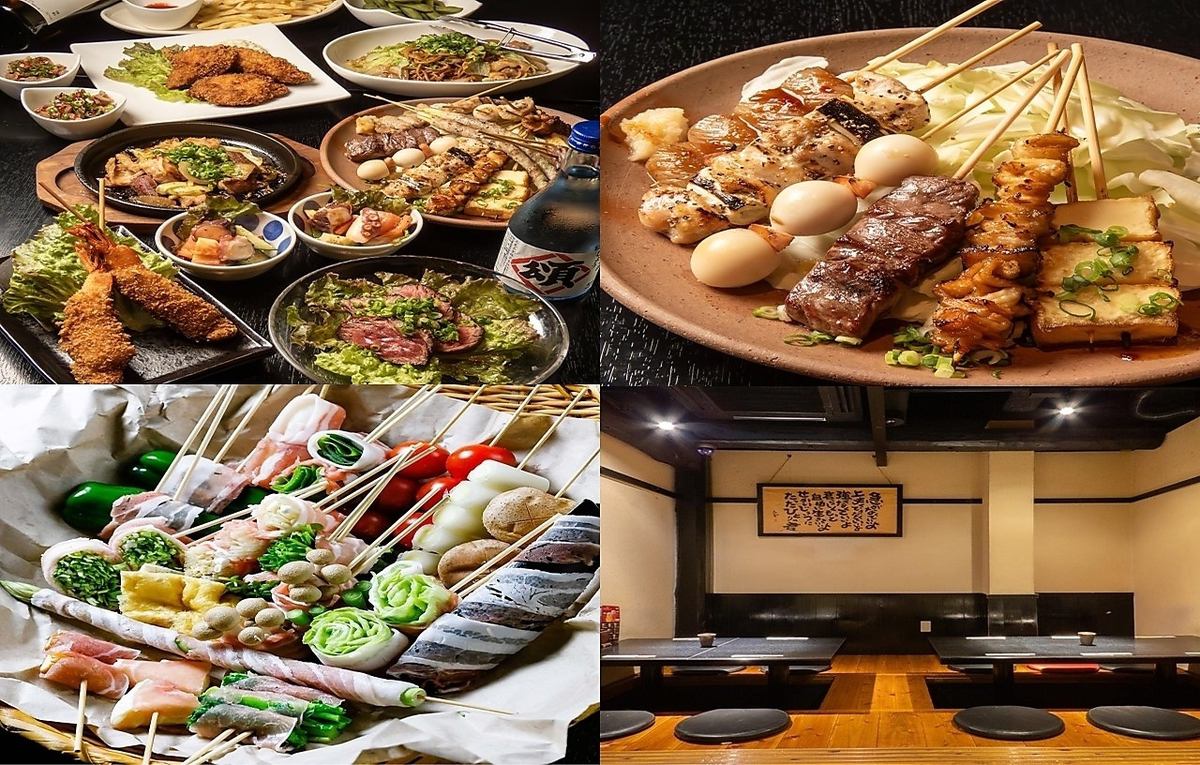 出来立て串を一人一皿ずつ心をこめてご提供◎希少部位もお手頃で味わえる柳町の名店！