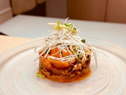 冠地どりユッケ