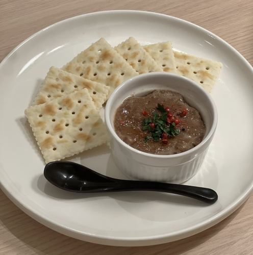 レバーペーストバケット添え