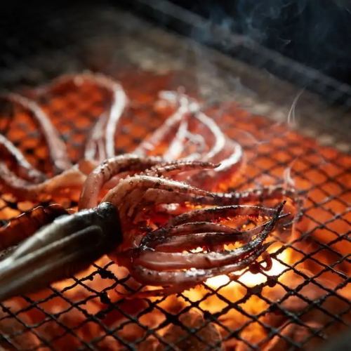 Grilled squid squid (Shichimi mayo)