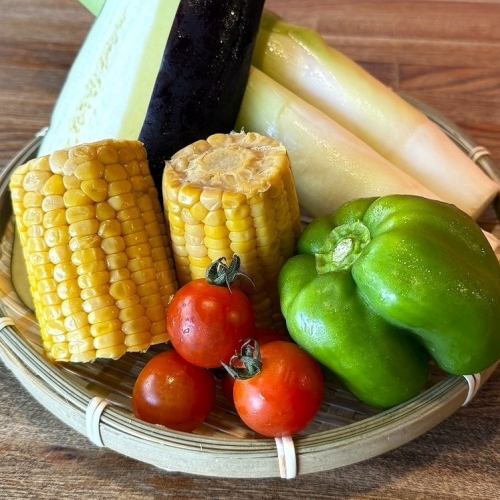 夏野菜の炙り