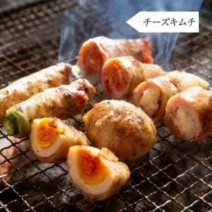 肉巻き野菜：チーズキムチ