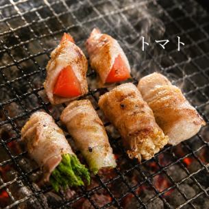 肉巻き野菜：トマト
