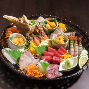 Assortment of 5 Kinds of Sashimi