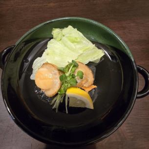 ホタテのバター醤油焼