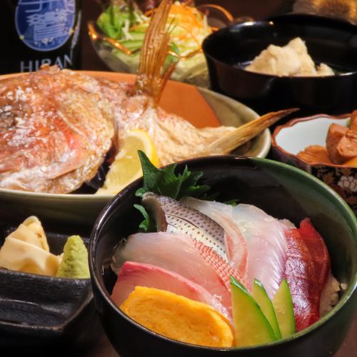 彩月の昼御膳（海鮮丼）