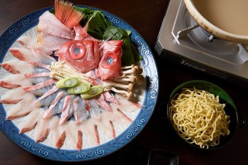 金目鯛　長崎刺しゃぶセット～豆乳仕立て～（2名様分～）