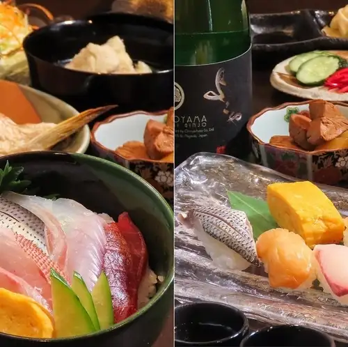 绫月午餐套餐（海鲜盖饭）/握寿司套餐