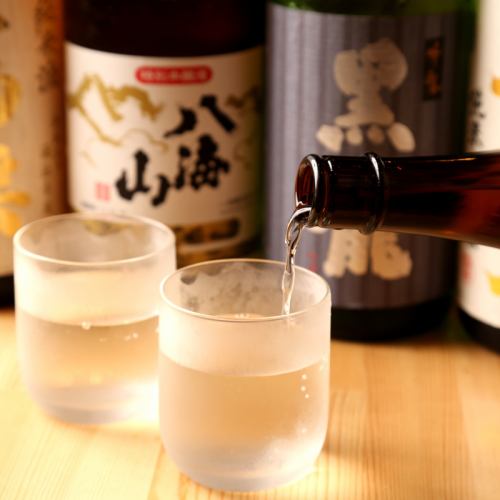 We also offer carefully selected local sake!