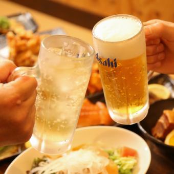 ★Endless course★4 hours of all-you-can-drink & all-you-can-eat of 5 dishes from 10pm 2,500 yen (tax included) (cash only) Seats until 26:30