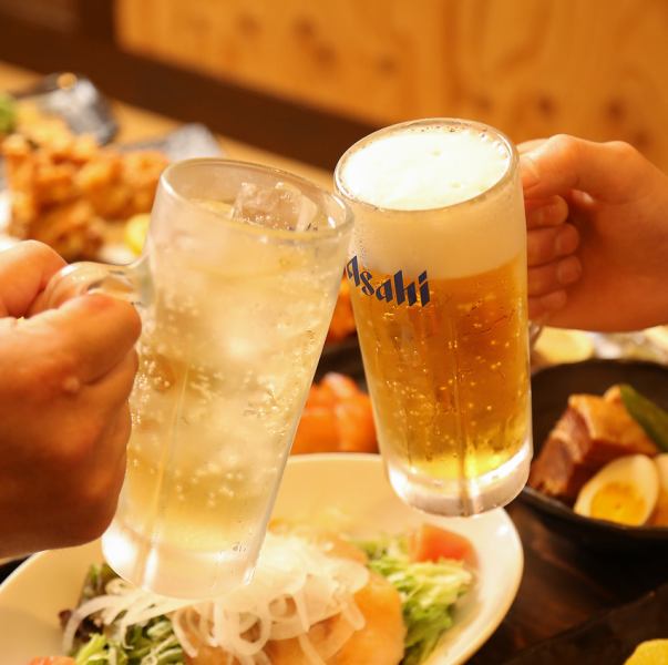 All-you-can-drink course with 80 kinds from 10pm until last order for 1,900 yen (tax included)!