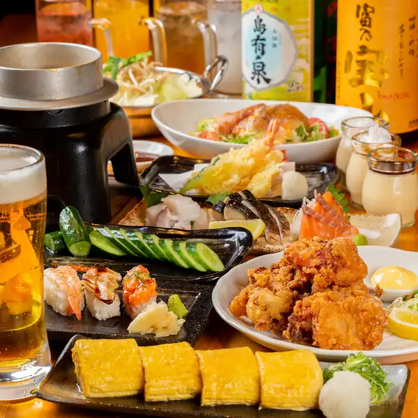 『地酒』飲み放題！プレミアム食べ飲み放題は4600円（税込）！