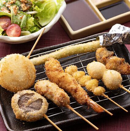 70種類以上！ひょっとこの『串揚げ』はヘルシーに楽しめる