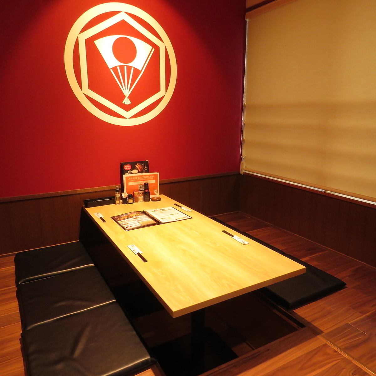 Renewal of the interior ♪ You can enjoy your meal in a clean and spacious private room.