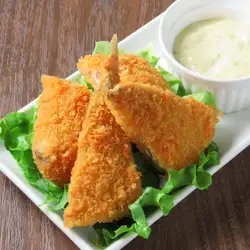 自家製タルタルのアジフライ