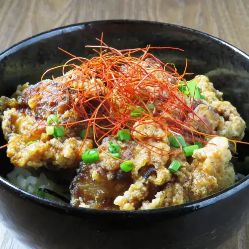 Special Sauce Zangi Donburi (Fried Chicken Rice Bowl)