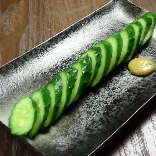 Homemade pickled cucumber