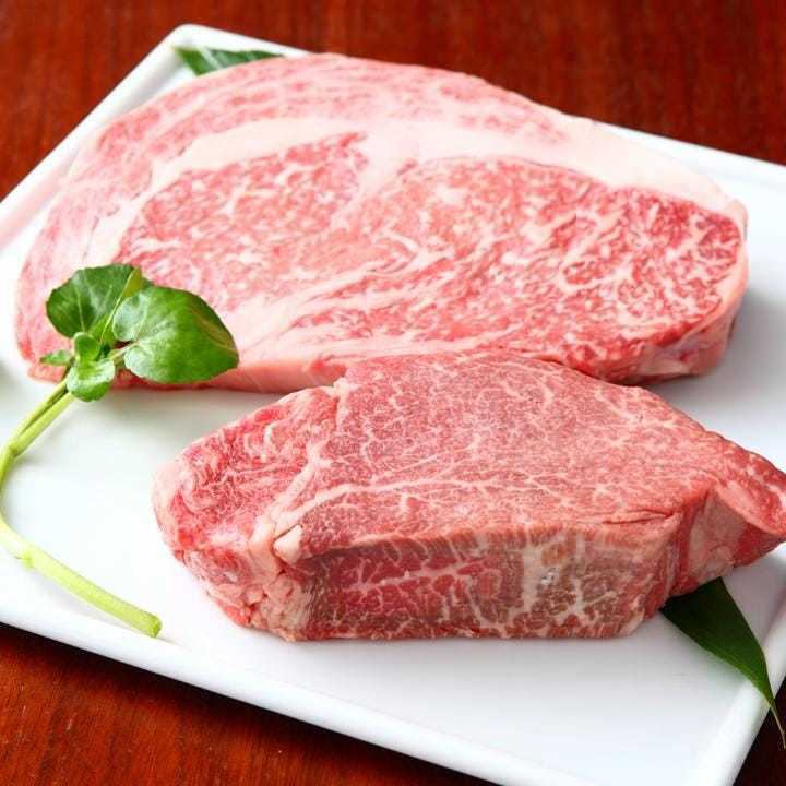 厳選極上和牛を絶妙な焼き加減で。素材の旨味を存分に楽しめます