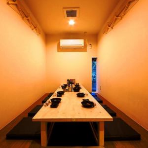 Private rooms can accommodate up to 7 to 9 people ◎ Weekends are especially crowded.*Please note that the space can accommodate up to 9 people, but the space will be a little small.