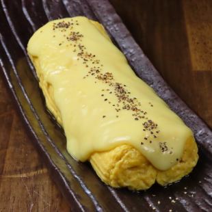 Rolled egg with cheese