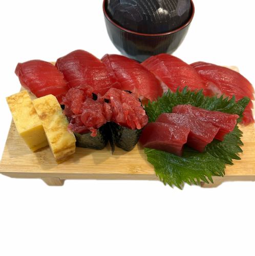 マグロ握り刺身