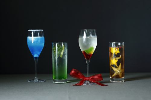 季節ごとにメニューはさまざまホテルオリジナルカクテル