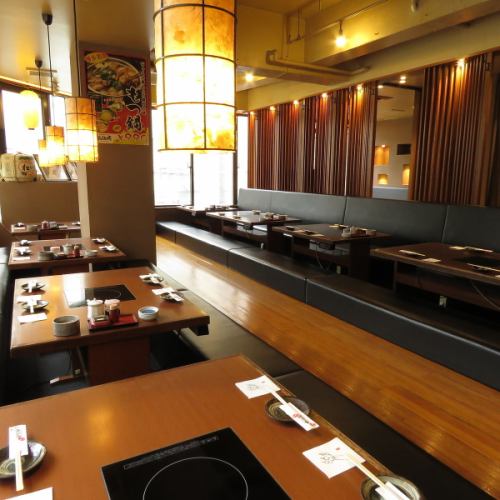 All seats are digging and tatami mat seats.Please enjoy the banquet in a spacious space.