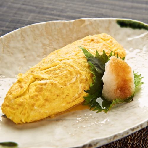 Mentaiko and cheese omelet