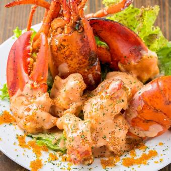 1 Whole Lobster with Shrimp Mayonnaise