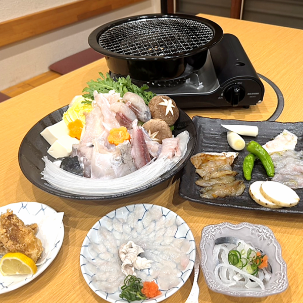 ≪贅沢な焼きフグコース！≫税込 8,500円～ 新鮮なフグを楽しむ至福のひととき！