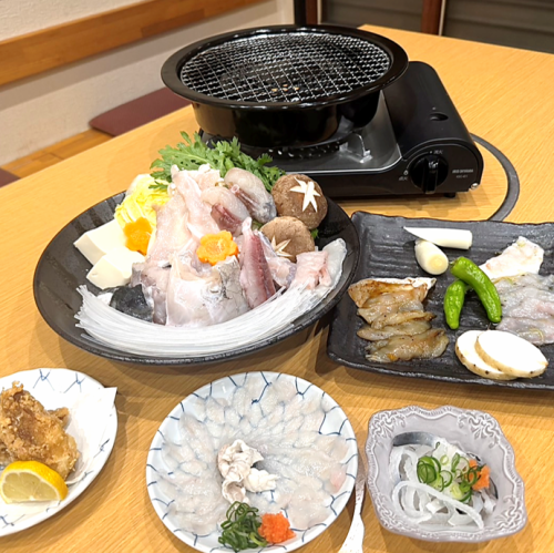 ≪贅沢な焼きフグコース！≫税込 8,500円～ 新鮮なフグを楽しむ至福のひととき！