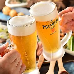 種類充実◎ビール付き！単品飲み放題 1280円！/3時間⇒1780円♪